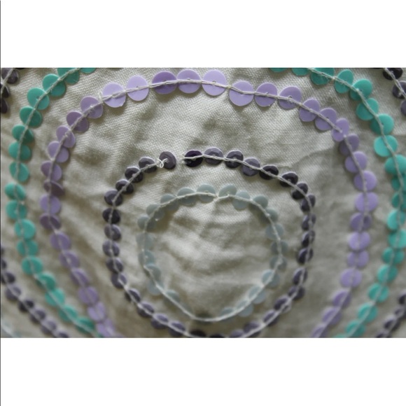 French Connection Women Skirt Ramie Cotton Lined Cream Sequins Beaded 30 - Picture 7 of 12